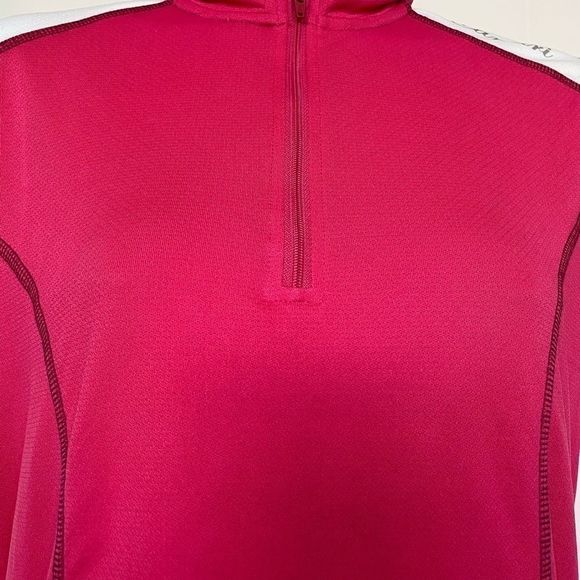 CANARI Sz M Cycling Shirt 1/2 ZIP Back Pockets - Picture 2 of 7